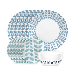 Corelle® Global Collection Northern Pines 18-piece Dinnerware Set, Service for 6